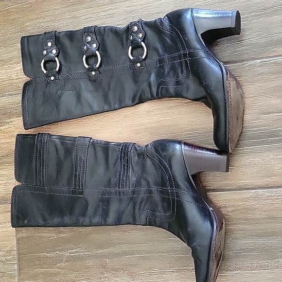 Gorgeous Frye ‘FIONA 3 strap’ leather boots - Picture 1 of 11